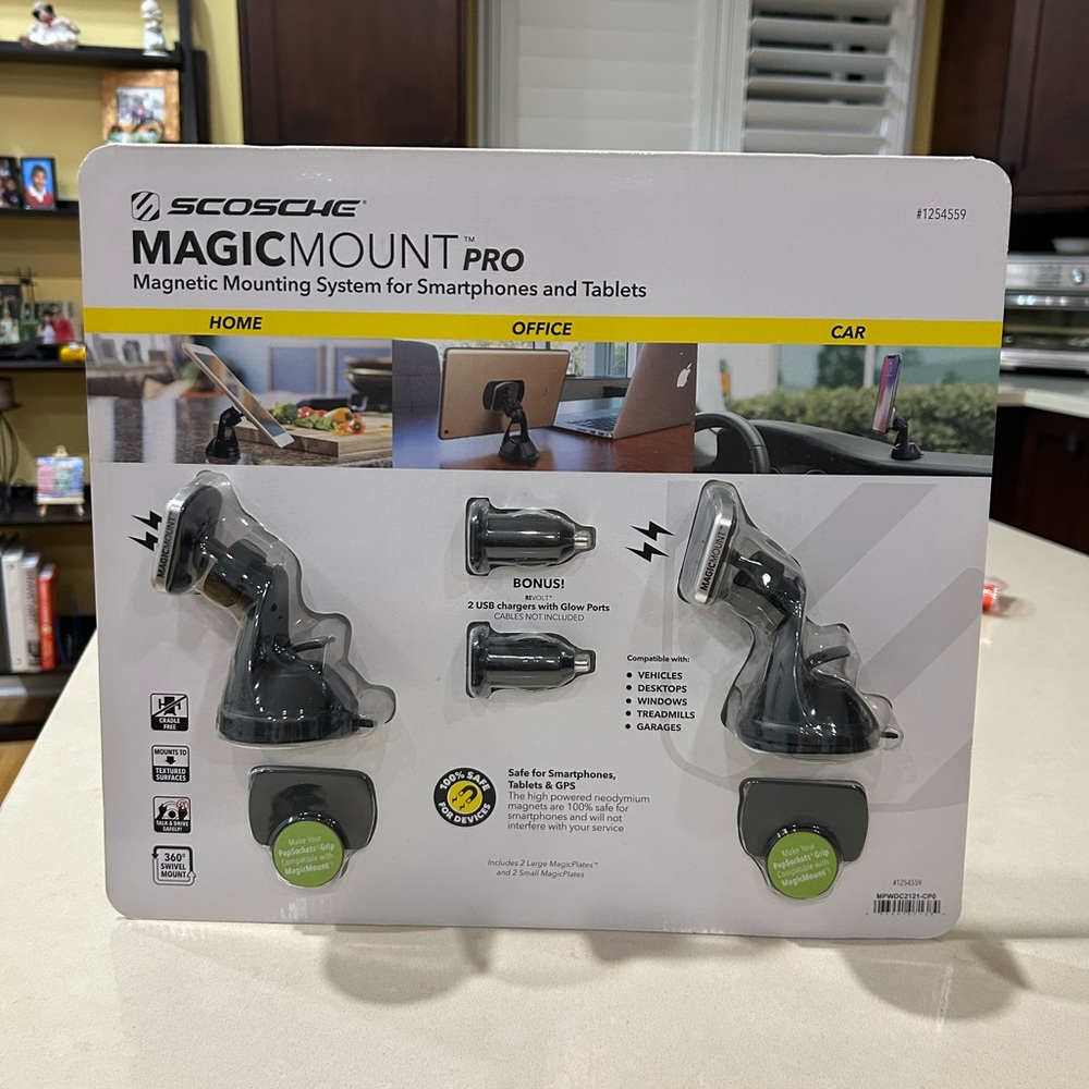 Scosche MagicMount Pro Magnetic Mounting System - Black